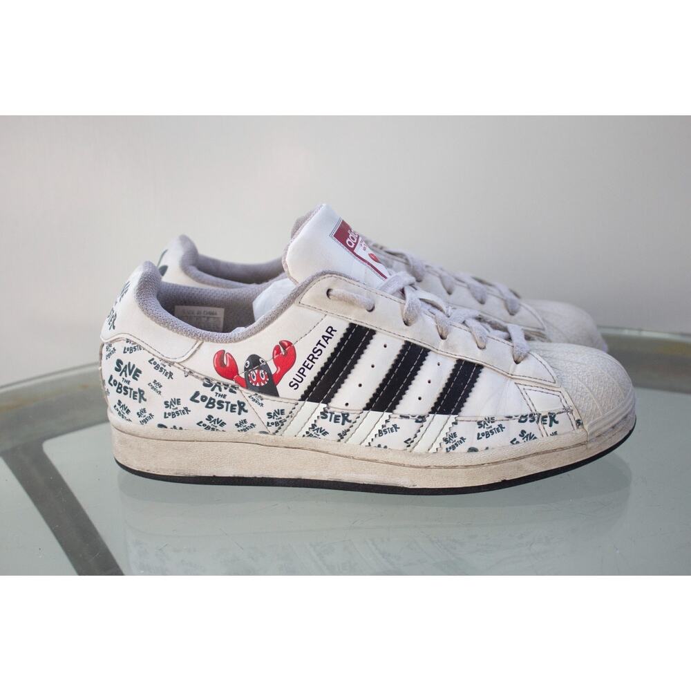 Adidas Superstar‎ Philip Colbert Save The Lobster Shoe Sneaker Mens Size 5